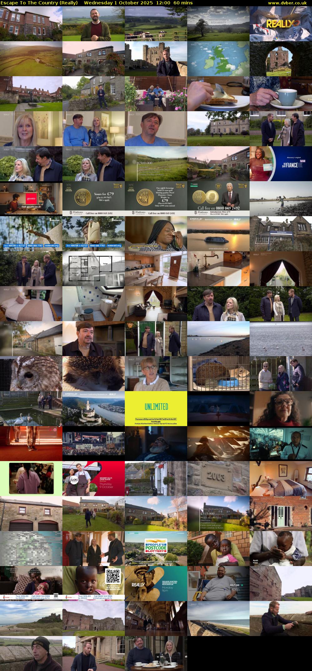 Escape to the Country (Really) Wednesday 1 October 2025 12:00 - 13:00