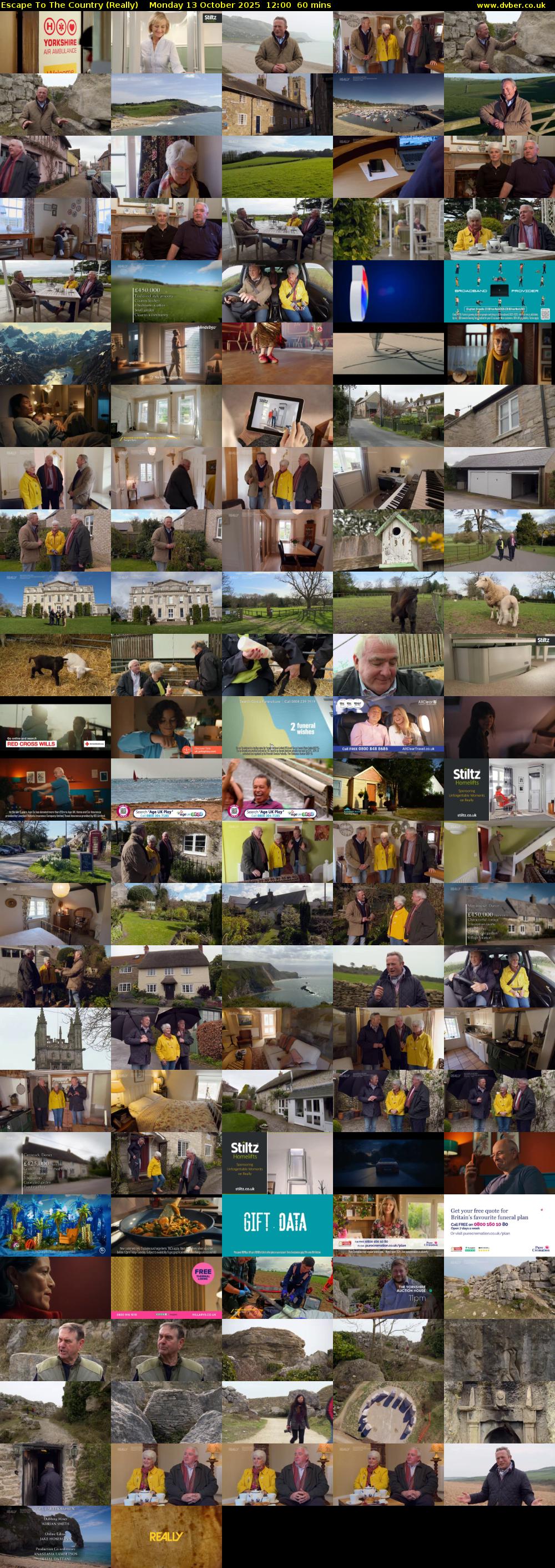 Escape to the Country (Really) Monday 13 October 2025 12:00 - 13:00