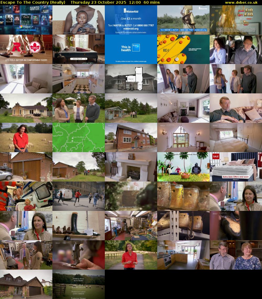 Escape to the Country (Really) Thursday 23 October 2025 12:00 - 13:00