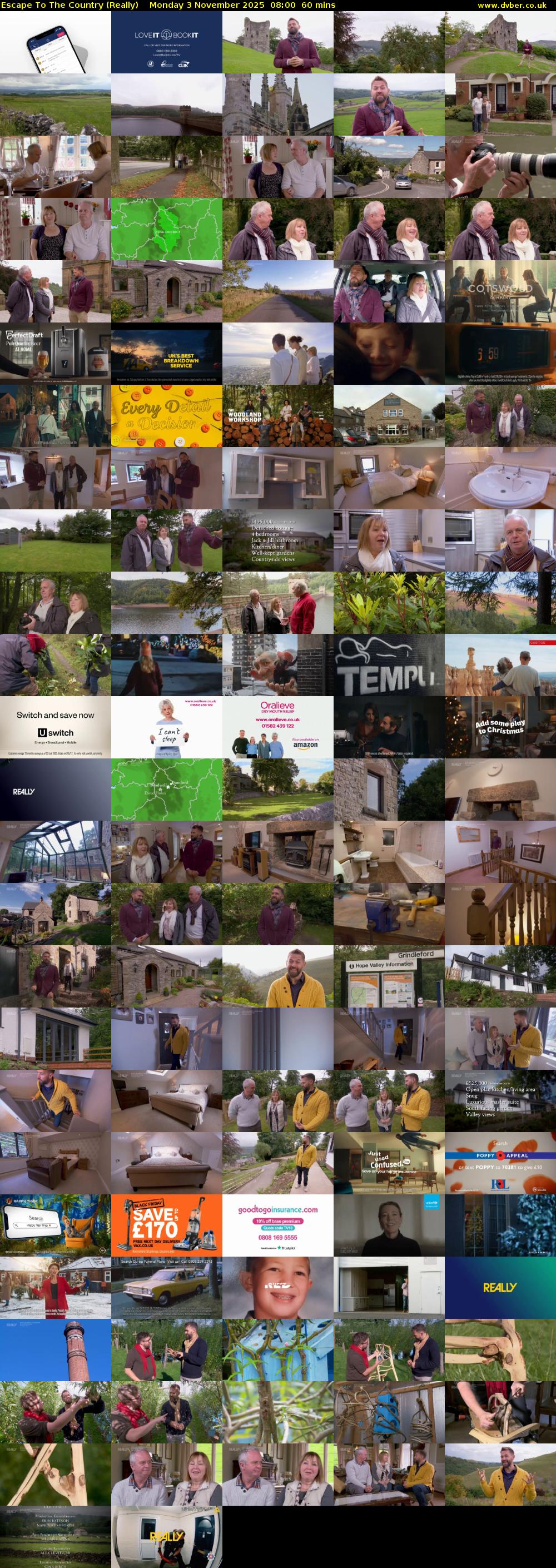 Escape to the Country (Really) Monday 3 November 2025 08:00 - 09:00