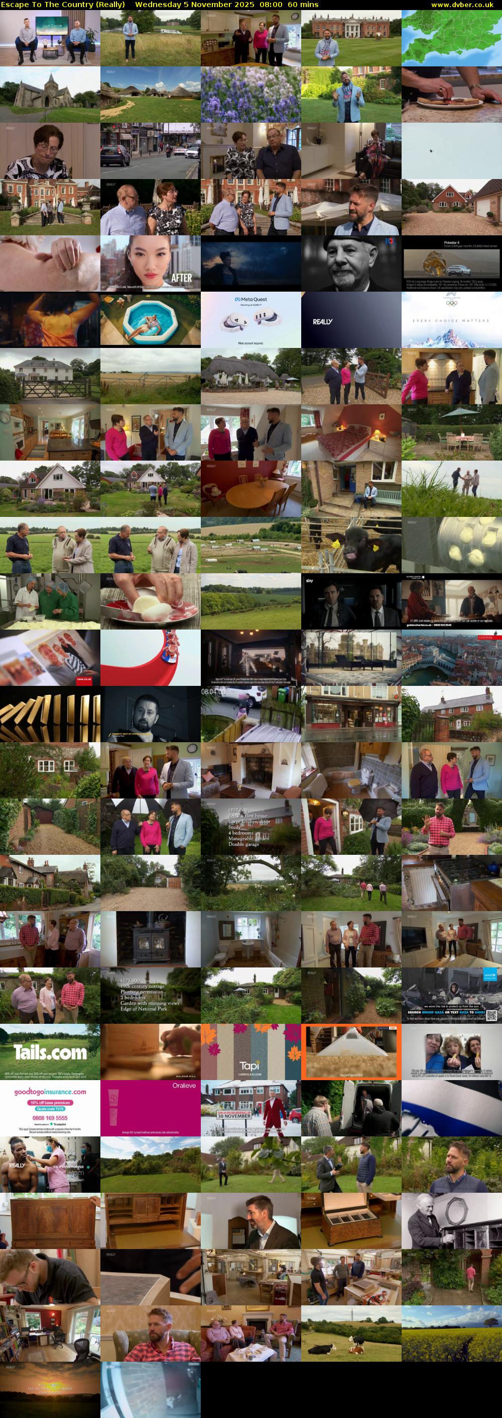 Escape to the Country (Really) Wednesday 5 November 2025 08:00 - 09:00