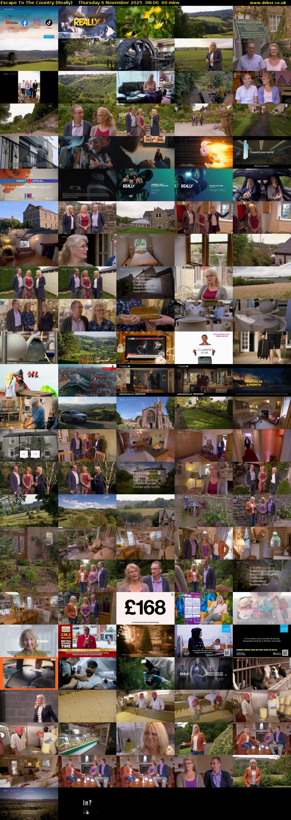 Escape to the Country (Really) Thursday 6 November 2025 08:00 - 09:00