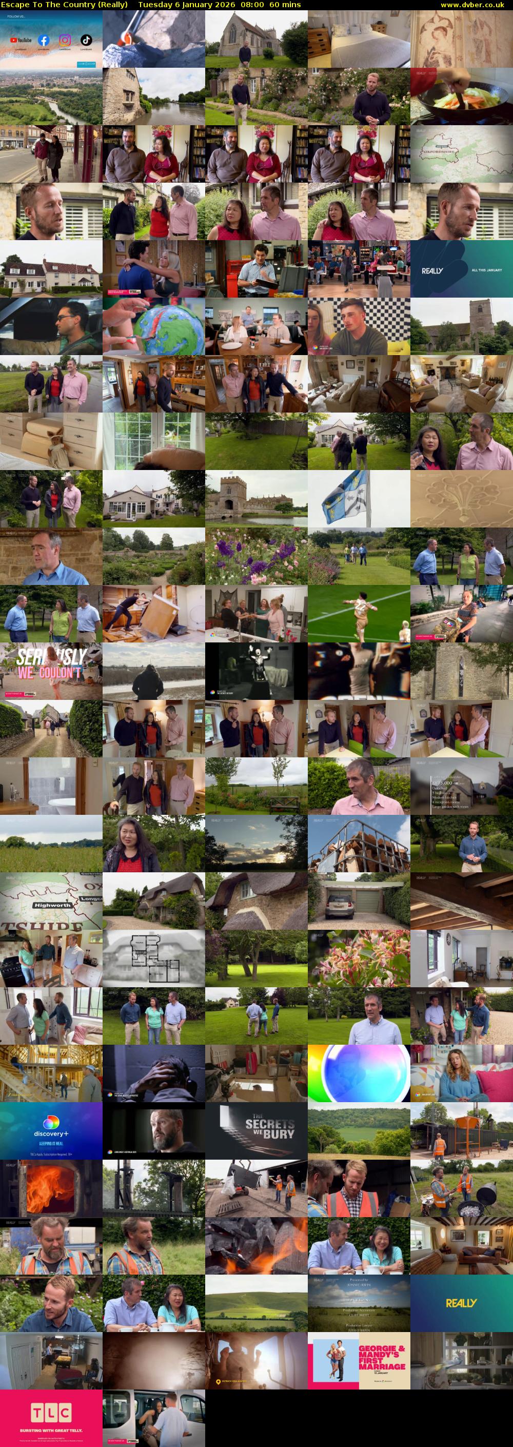 Escape to the Country (Really) Tuesday 6 January 2026 08:00 - 09:00