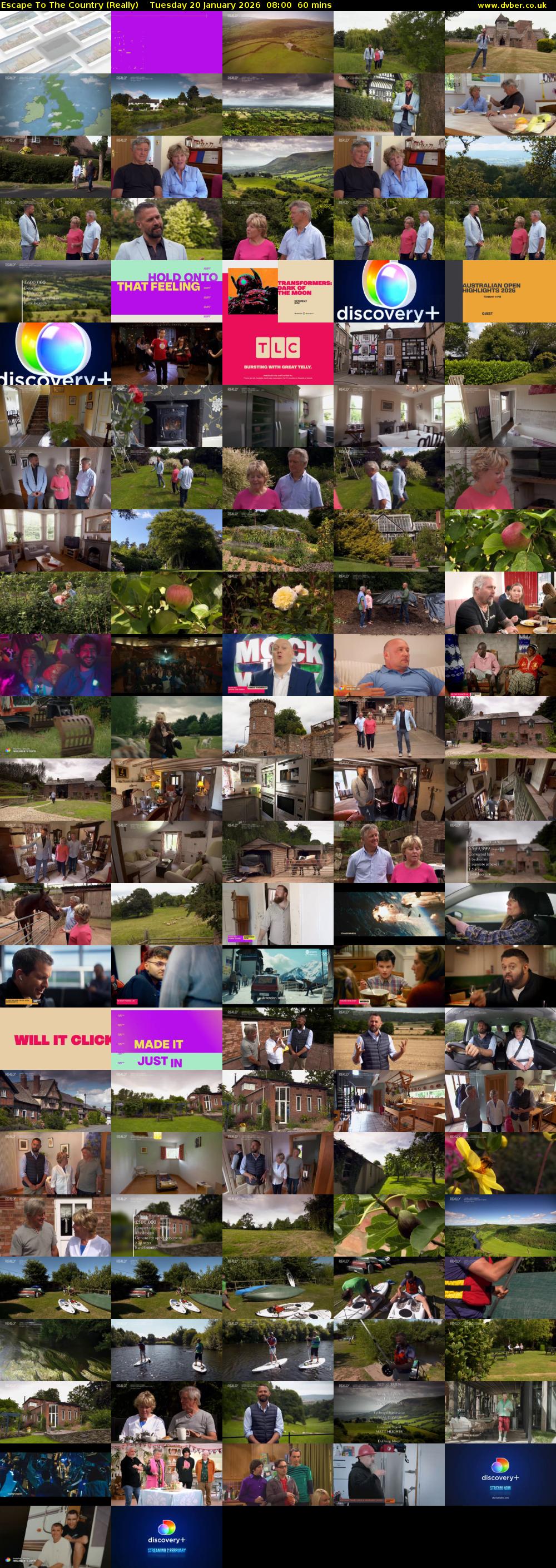 Escape to the Country (Really) Tuesday 20 January 2026 08:00 - 09:00