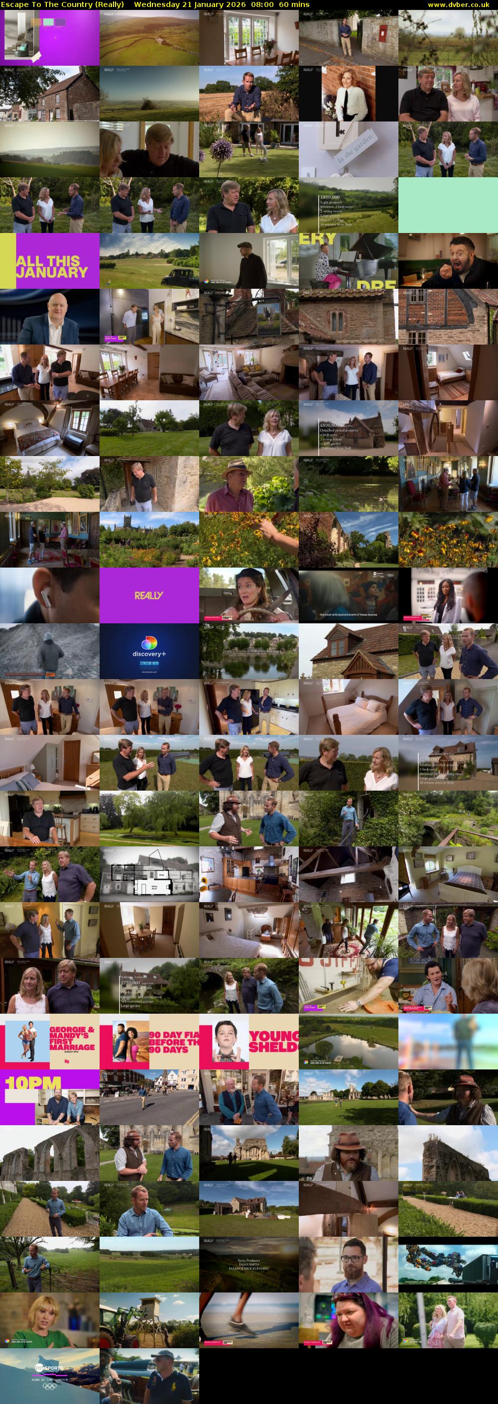 Escape to the Country (Really) Wednesday 21 January 2026 08:00 - 09:00