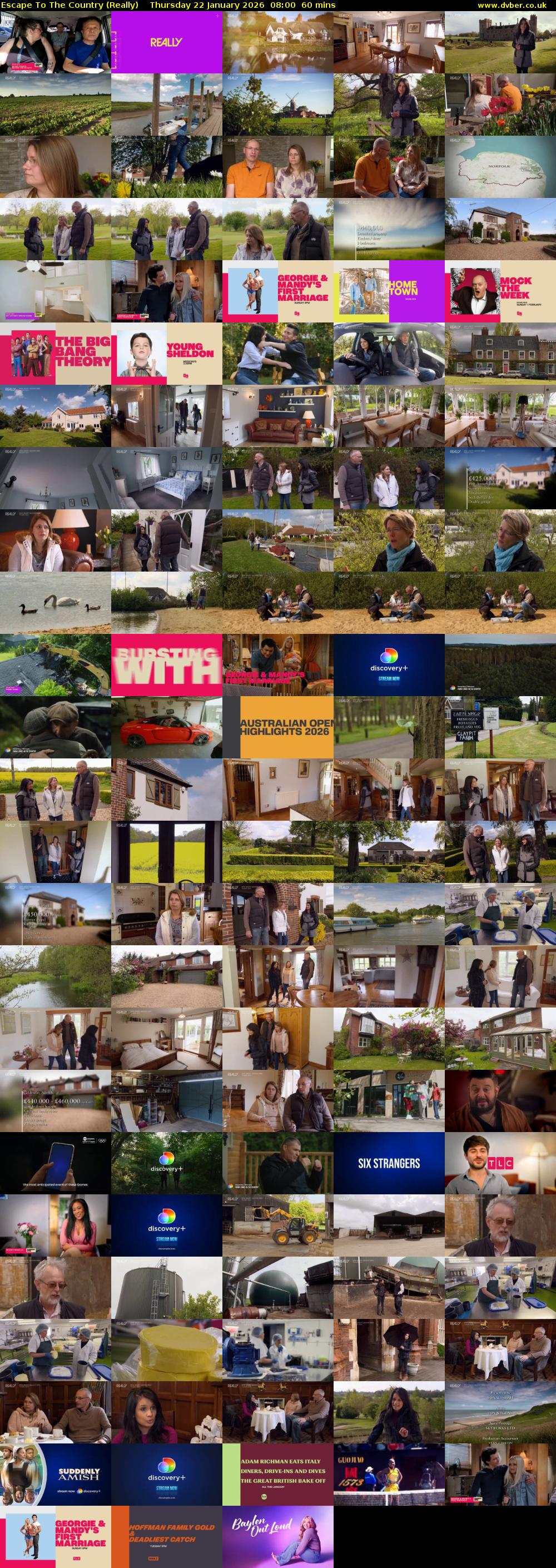 Escape to the Country (Really) Thursday 22 January 2026 08:00 - 09:00