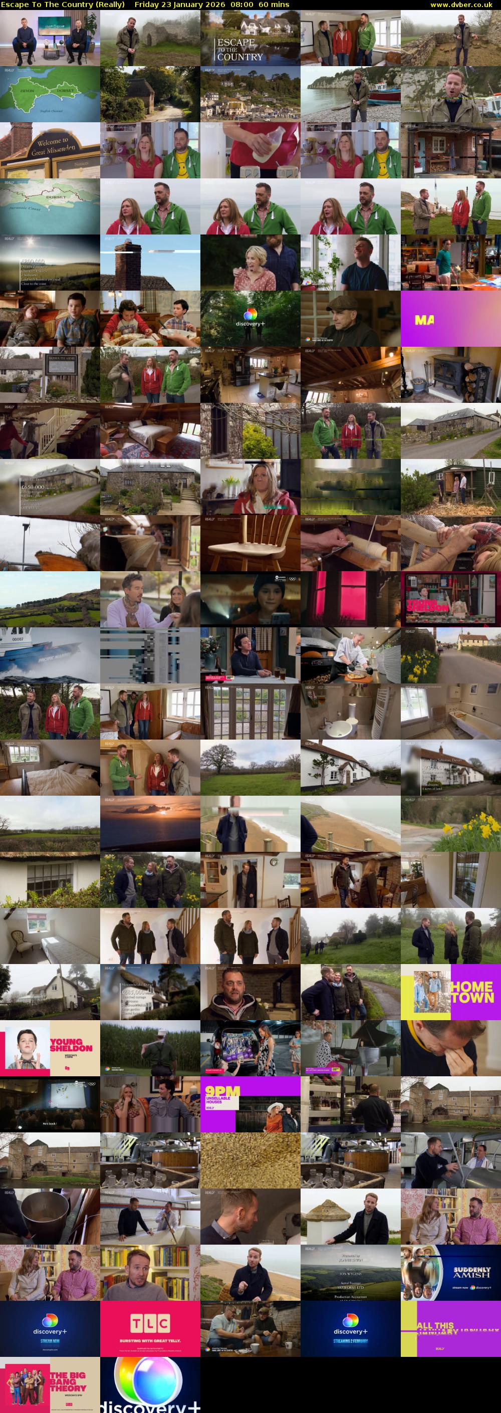 Escape to the Country (Really) Friday 23 January 2026 08:00 - 09:00