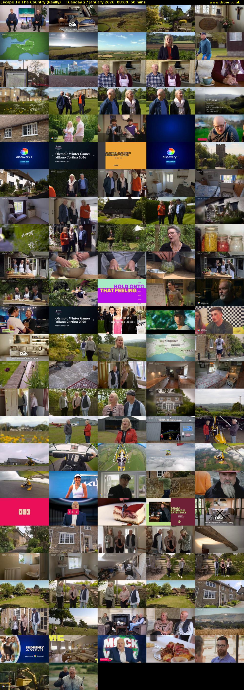 Escape to the Country (Really) Tuesday 27 January 2026 08:00 - 09:00