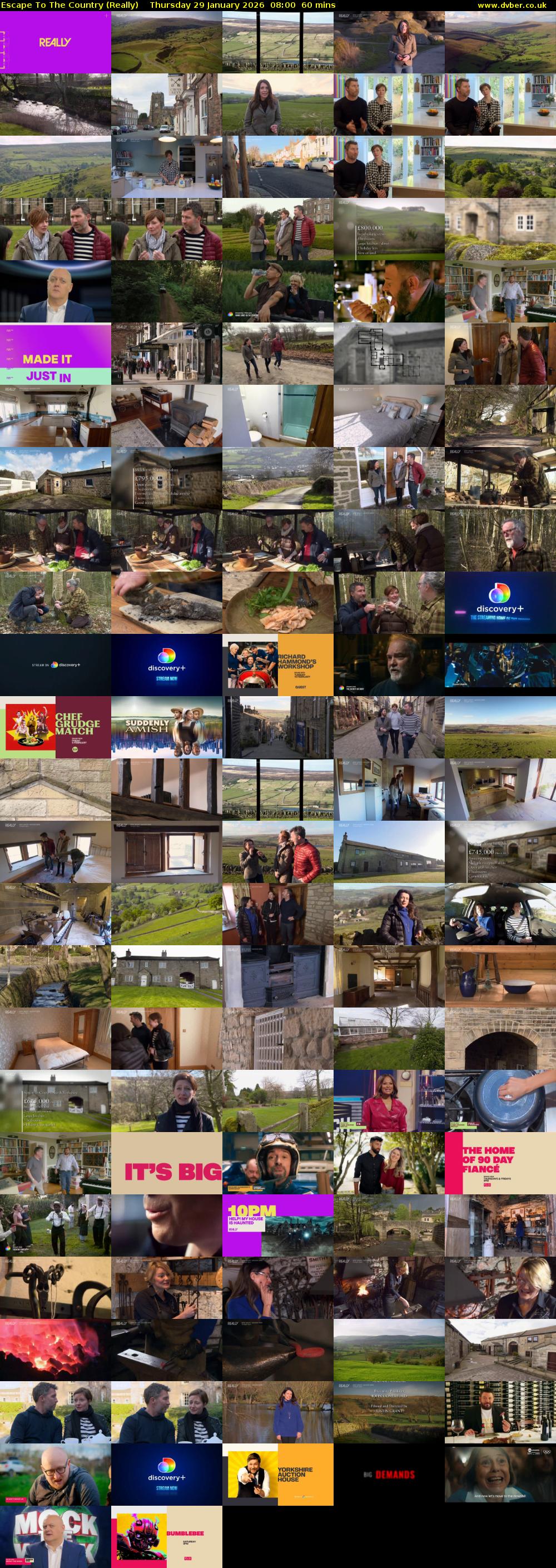 Escape to the Country (Really) Thursday 29 January 2026 08:00 - 09:00