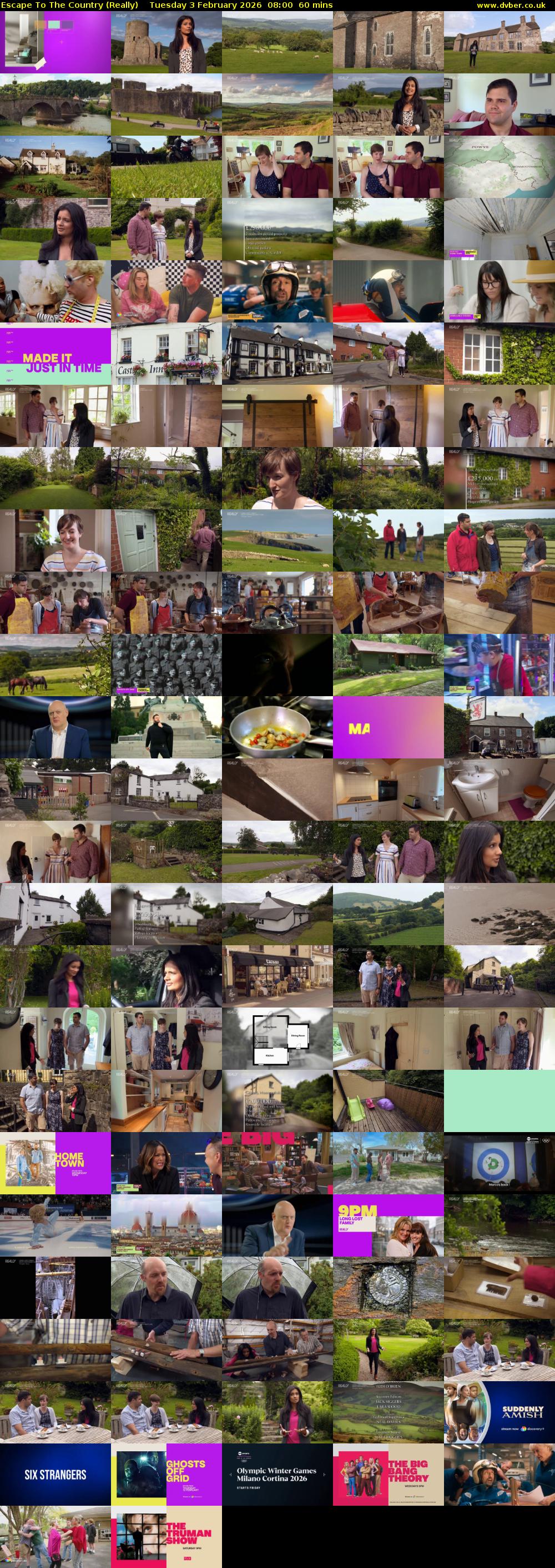 Escape to the Country (Really) Tuesday 3 February 2026 08:00 - 09:00