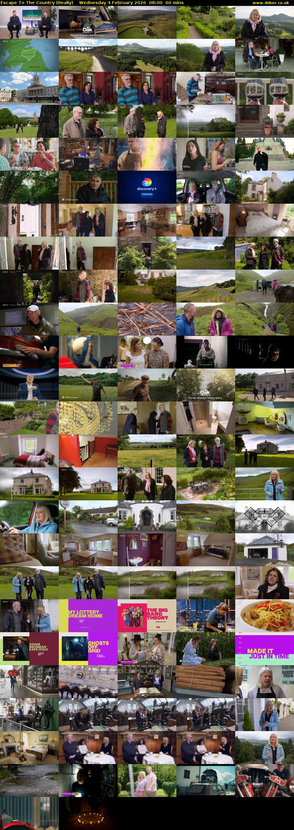 Escape to the Country (Really) Wednesday 4 February 2026 08:00 - 09:00