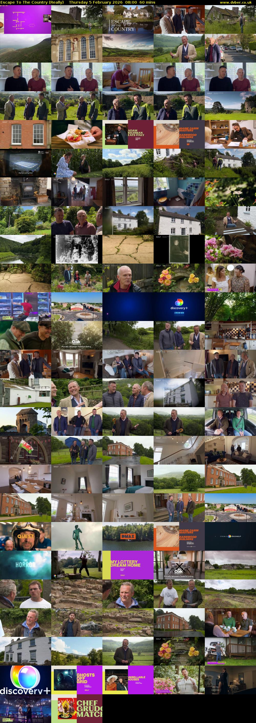 Escape to the Country (Really) Thursday 5 February 2026 08:00 - 09:00