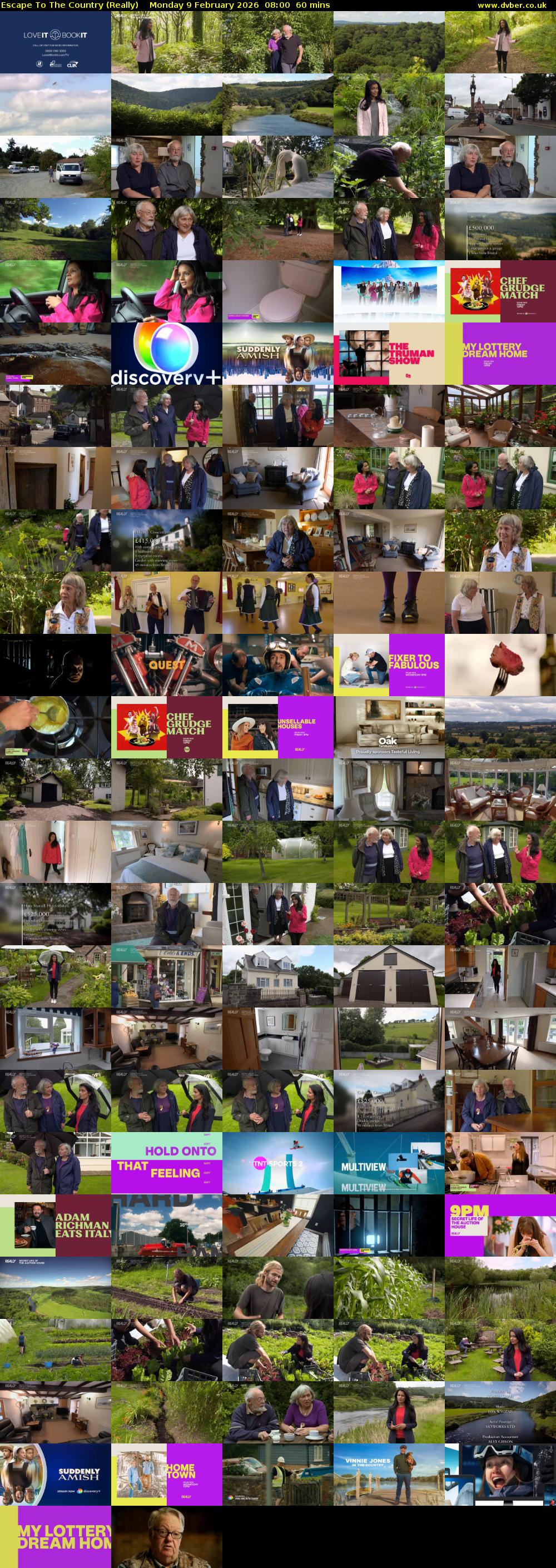 Escape to the Country (Really) Monday 9 February 2026 08:00 - 09:00