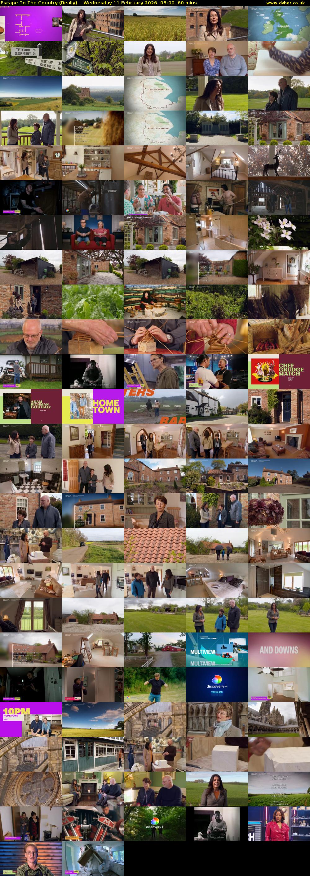 Escape to the Country (Really) Wednesday 11 February 2026 08:00 - 09:00