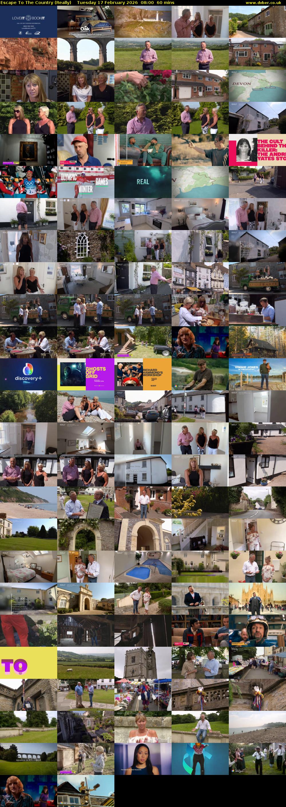 Escape to the Country (Really) Tuesday 17 February 2026 08:00 - 09:00