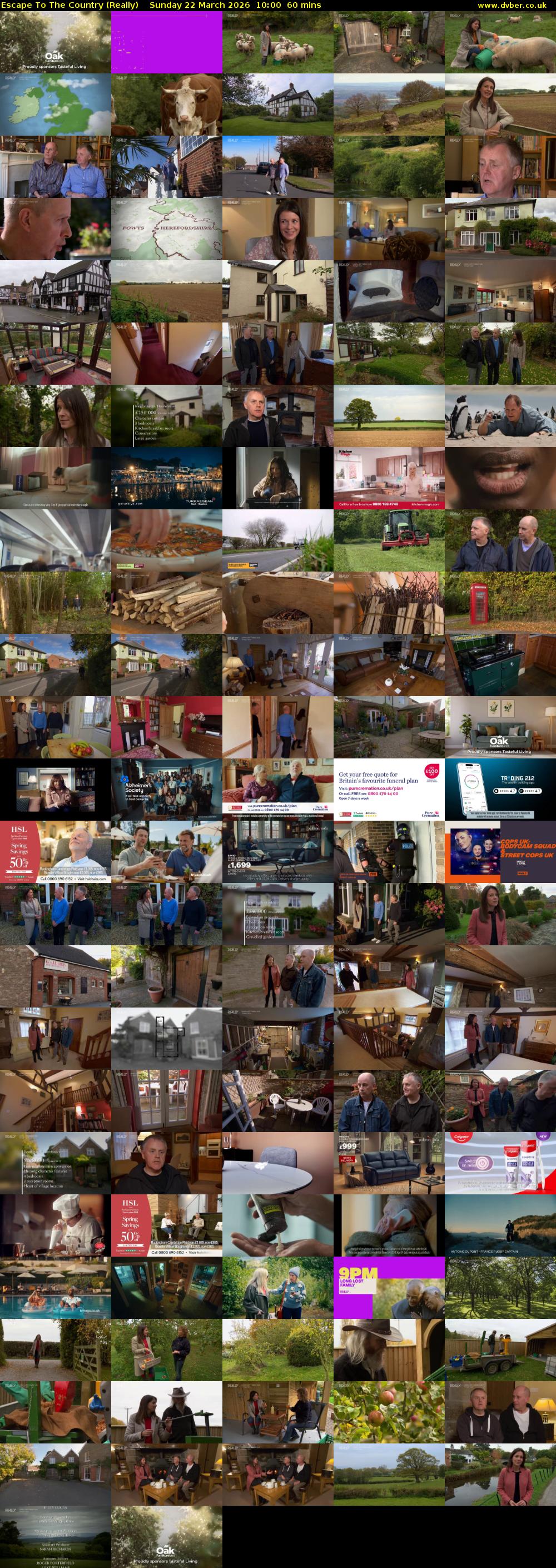 Escape to the Country (Really) Sunday 22 March 2026 10:00 - 11:00