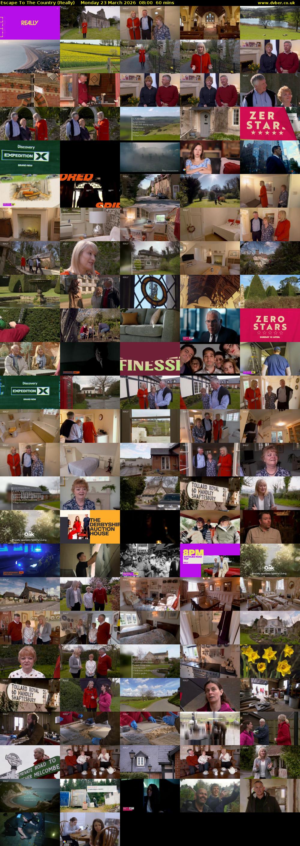 Escape to the Country (Really) Monday 23 March 2026 08:00 - 09:00