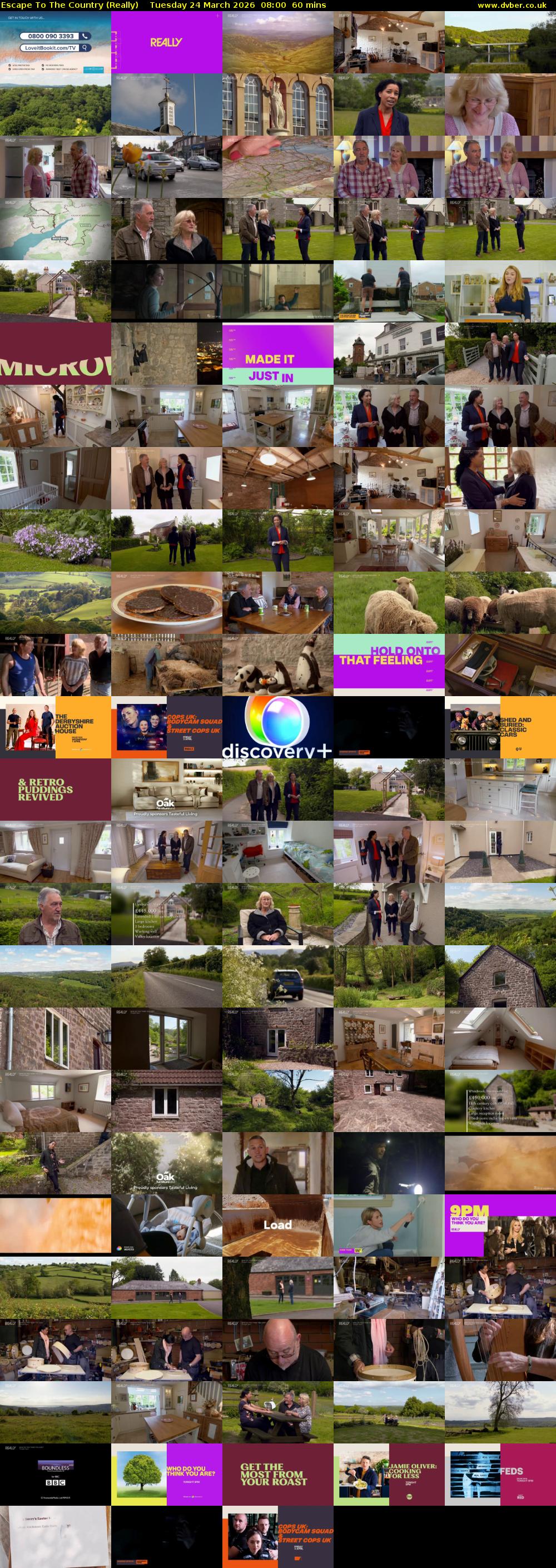 Escape to the Country (Really) Tuesday 24 March 2026 08:00 - 09:00