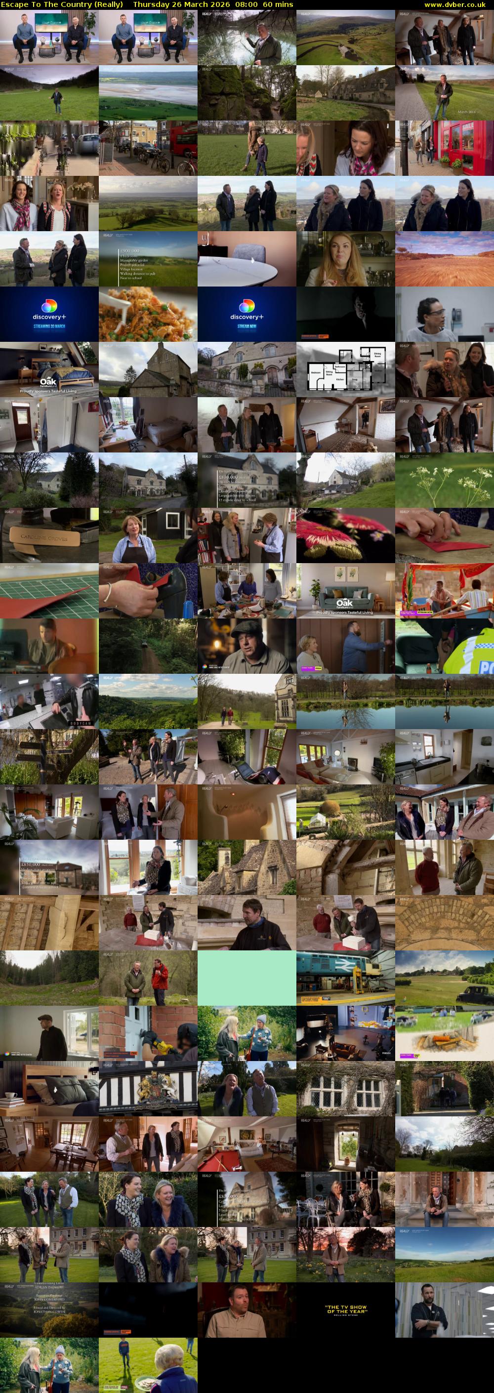 Escape to the Country (Really) Thursday 26 March 2026 08:00 - 09:00