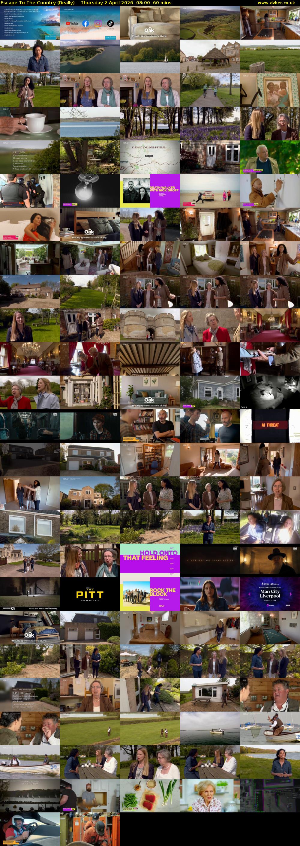Escape to the Country (Really) Thursday 2 April 2026 08:00 - 09:00