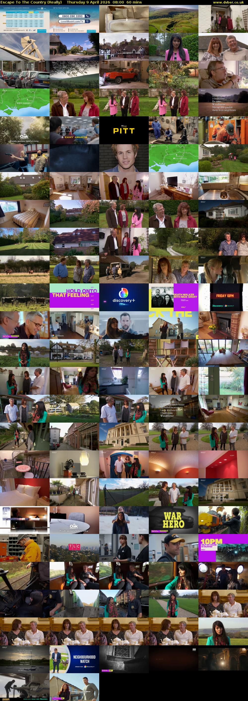 Escape to the Country (Really) Thursday 9 April 2026 08:00 - 09:00