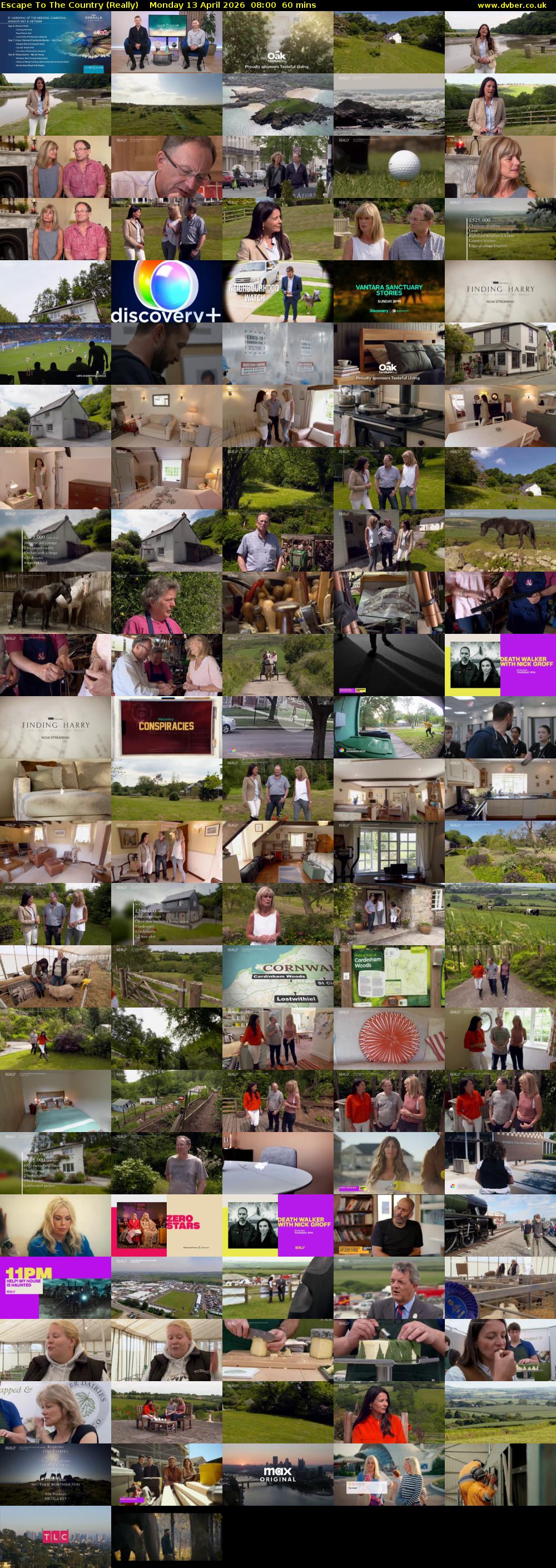 Escape to the Country (Really) Monday 13 April 2026 08:00 - 09:00