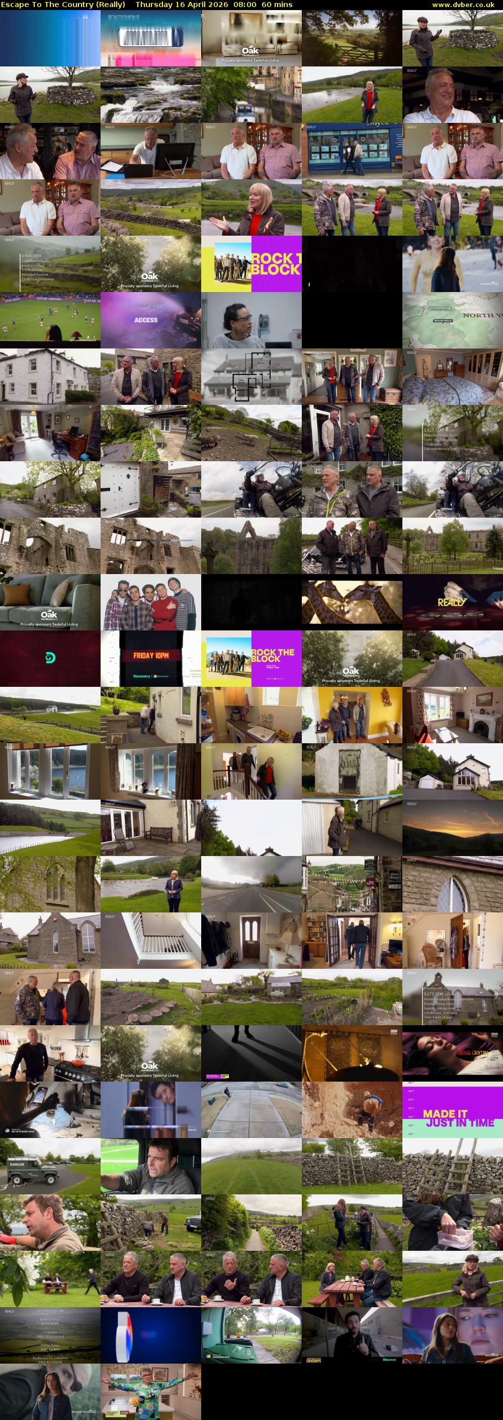 Escape to the Country (Really) Thursday 16 April 2026 08:00 - 09:00