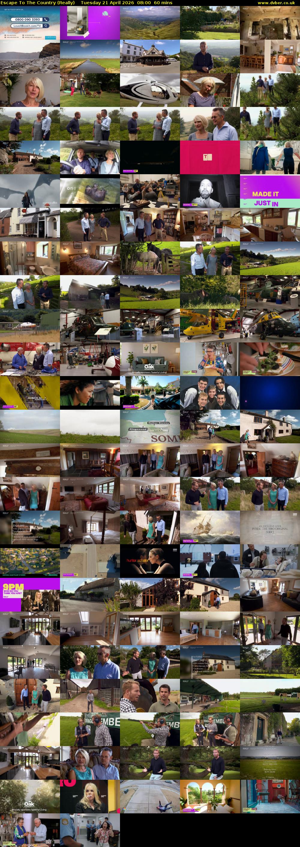 Escape to the Country (Really) Tuesday 21 April 2026 08:00 - 09:00