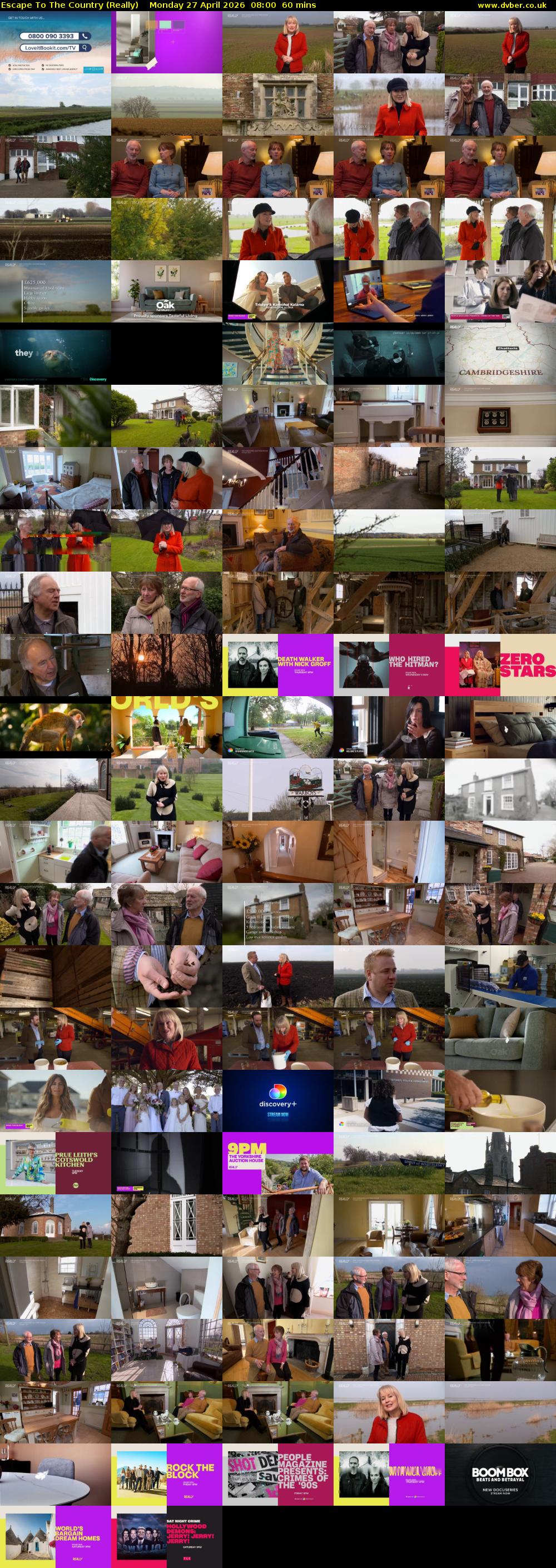 Escape to the Country (Really) Monday 27 April 2026 08:00 - 09:00