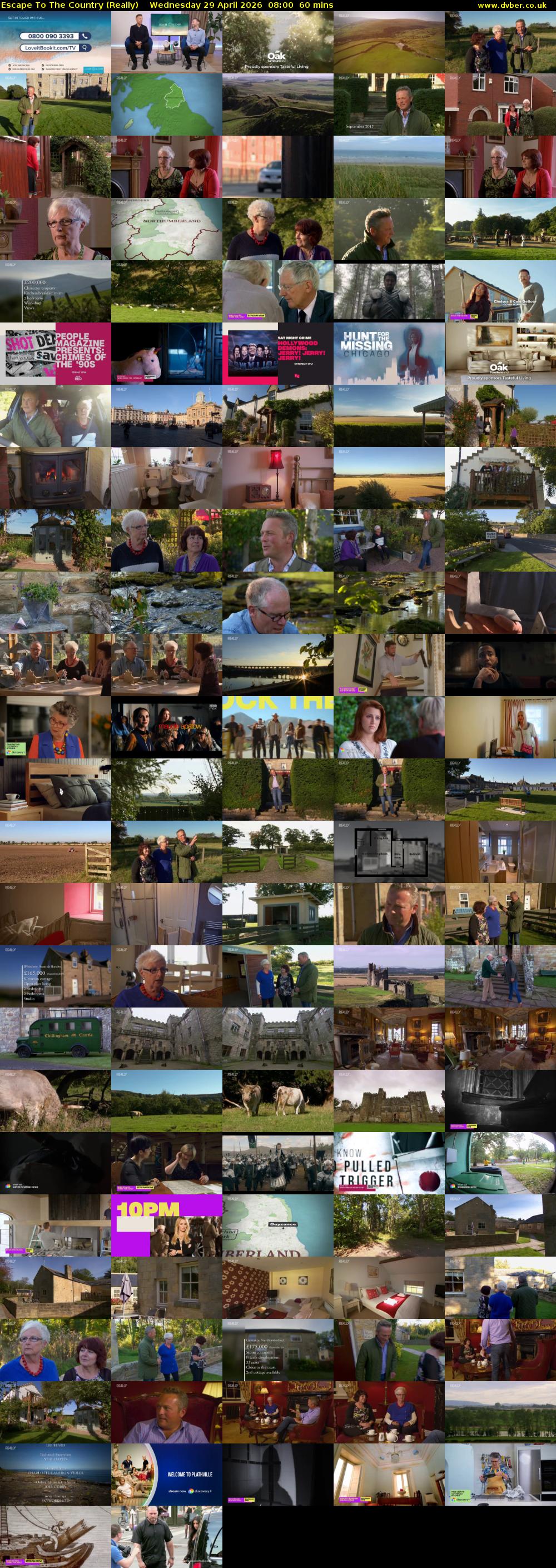 Escape to the Country (Really) Wednesday 29 April 2026 08:00 - 09:00
