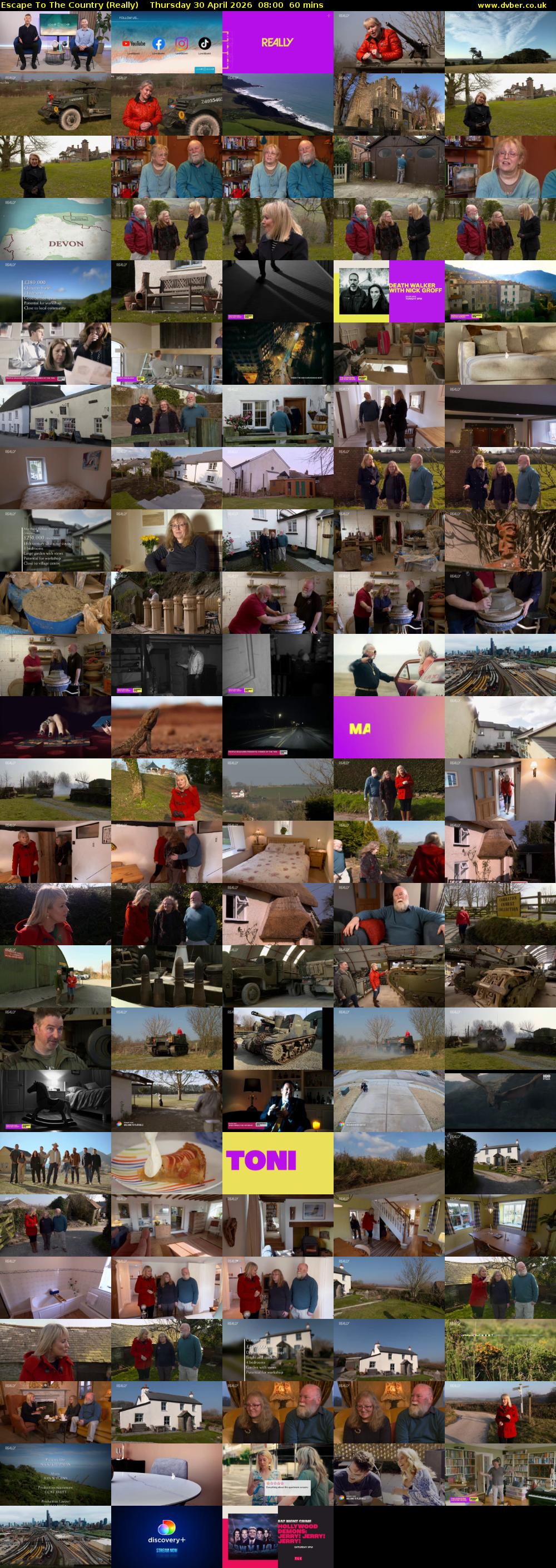 Escape to the Country (Really) Thursday 30 April 2026 08:00 - 09:00