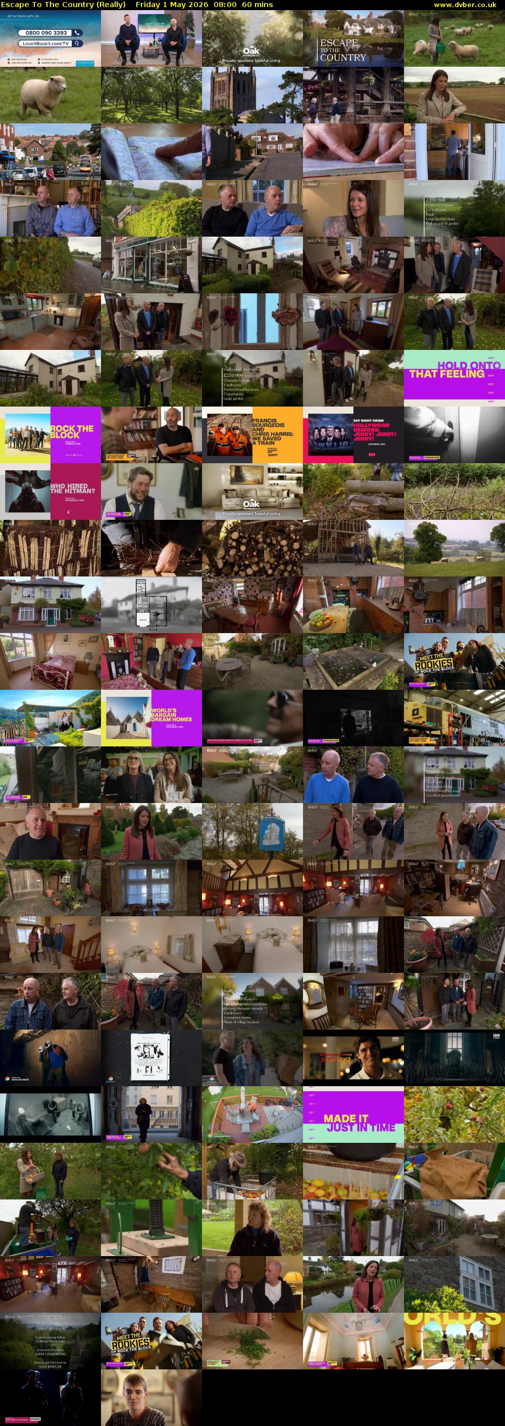 Escape to the Country (Really) Friday 1 May 2026 08:00 - 09:00