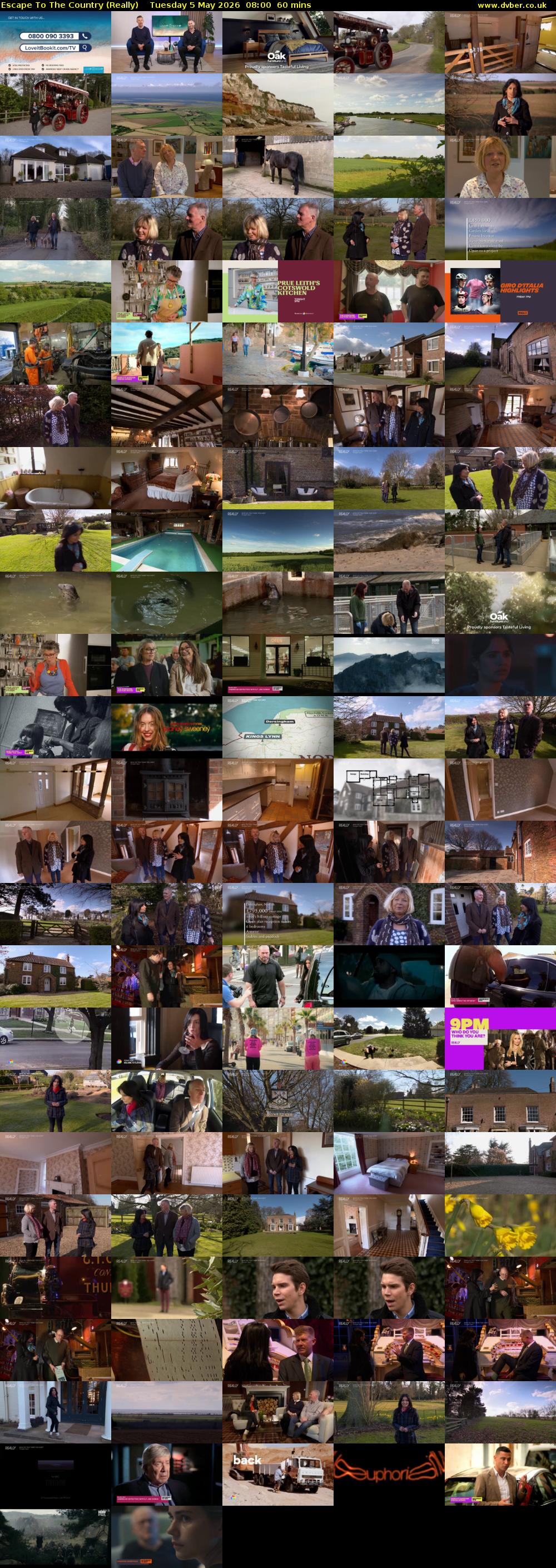 Escape to the Country (Really) Tuesday 5 May 2026 08:00 - 09:00