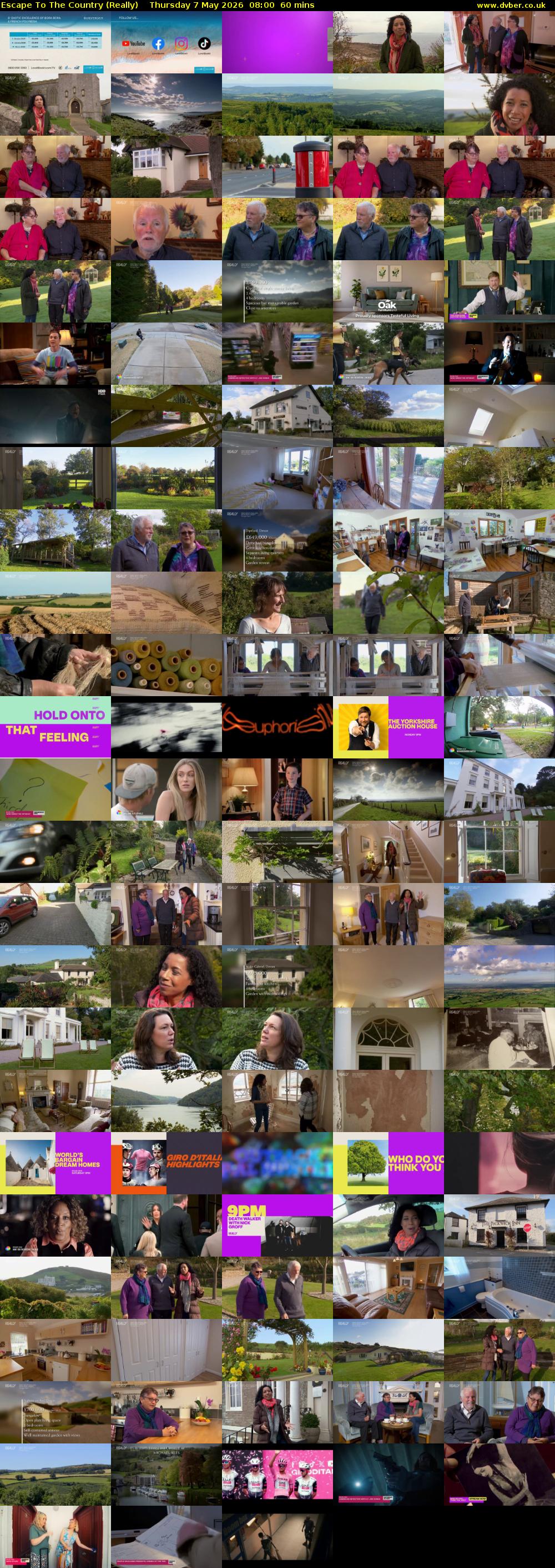 Escape to the Country (Really) Thursday 7 May 2026 08:00 - 09:00