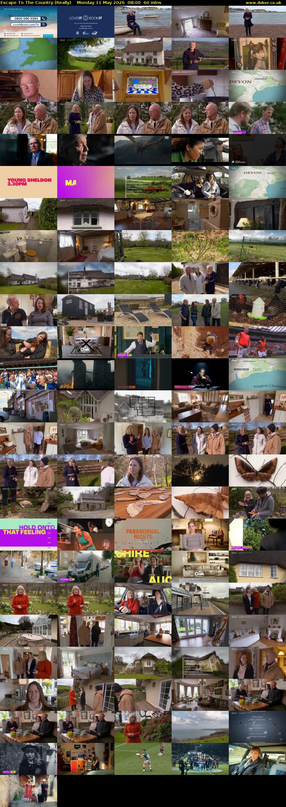 Escape to the Country (Really) Monday 11 May 2026 08:00 - 09:00