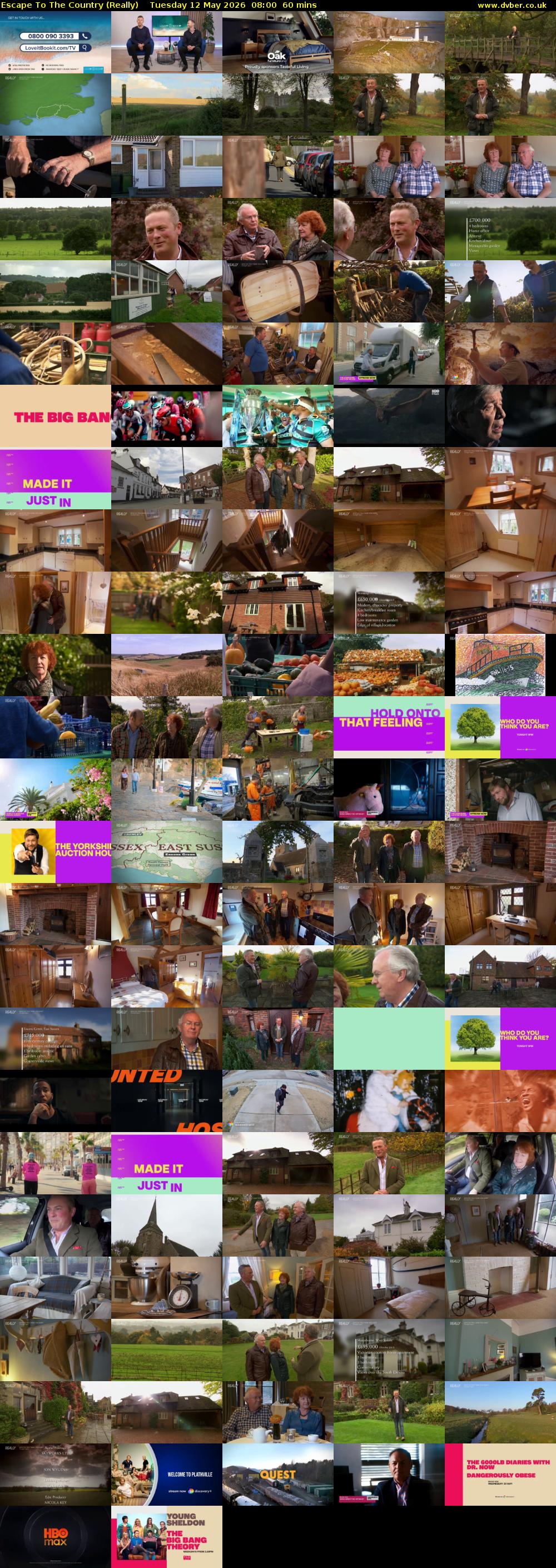 Escape to the Country (Really) Tuesday 12 May 2026 08:00 - 09:00