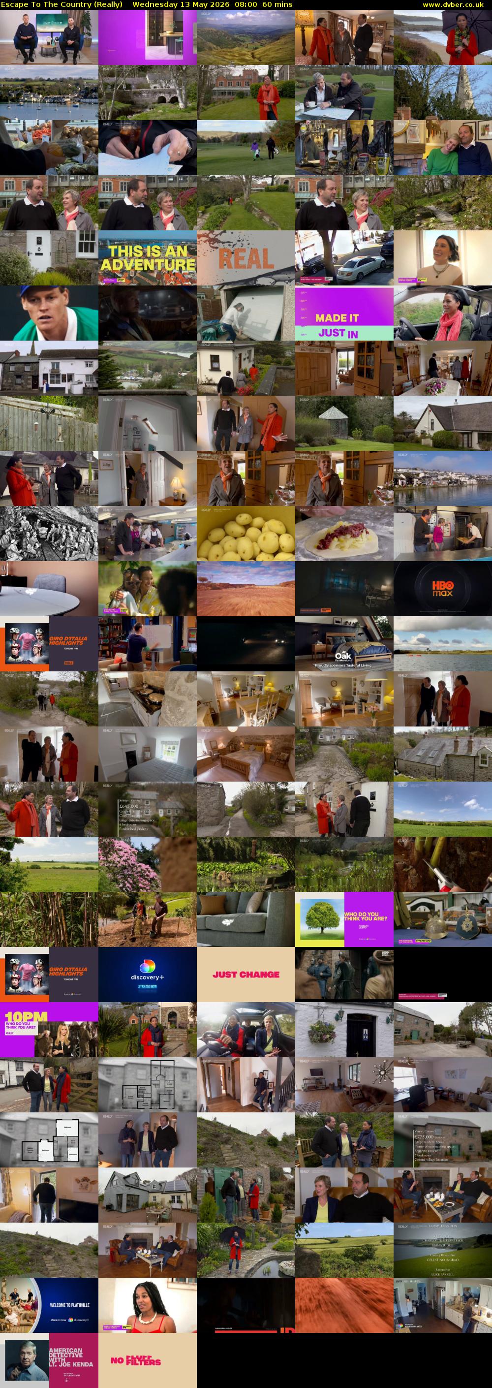 Escape to the Country (Really) Wednesday 13 May 2026 08:00 - 09:00