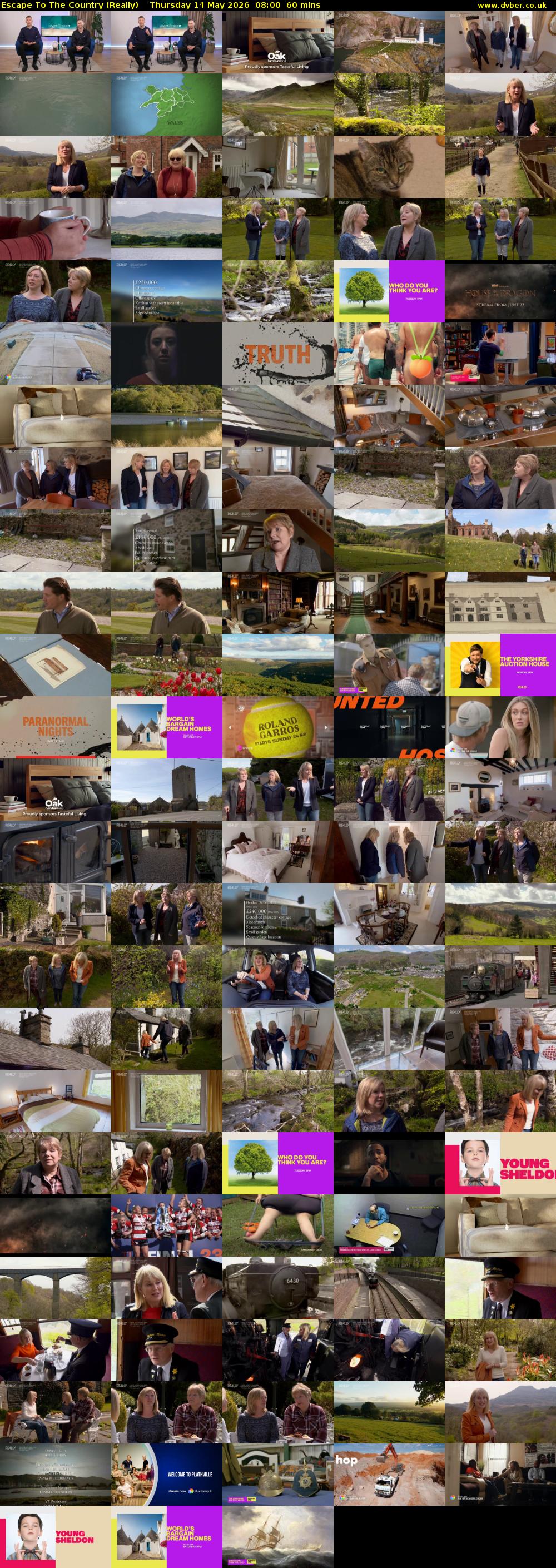 Escape to the Country (Really) Thursday 14 May 2026 08:00 - 09:00