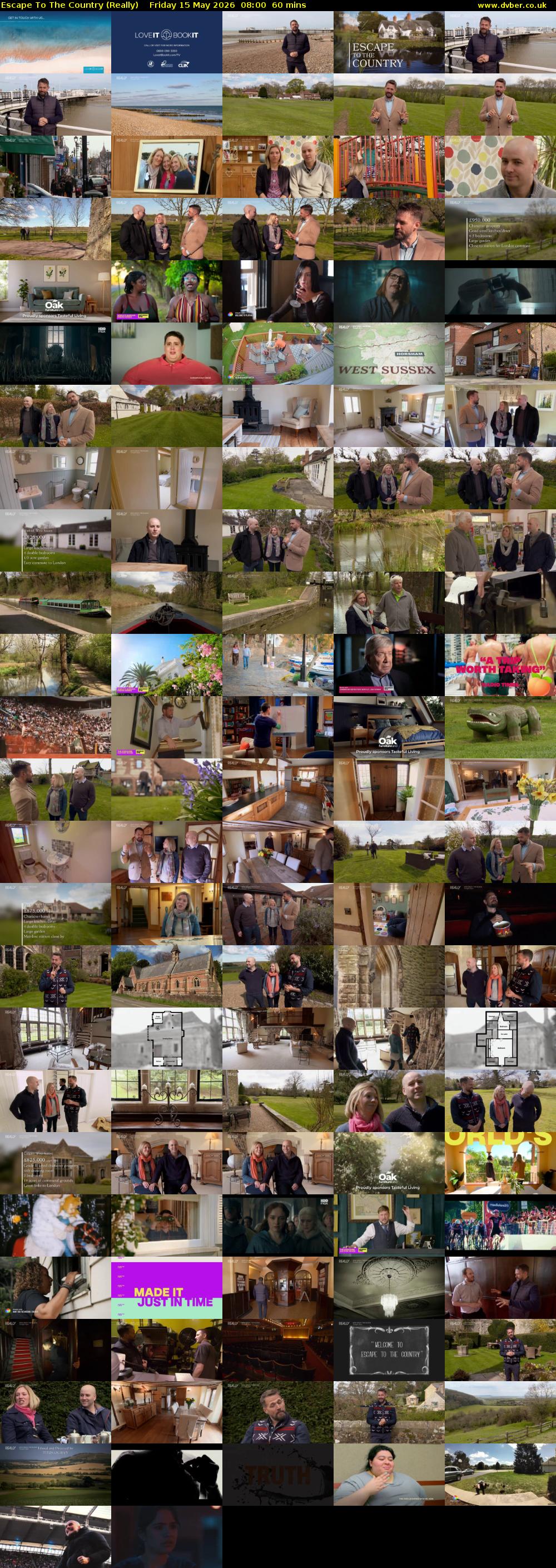 Escape to the Country (Really) Friday 15 May 2026 08:00 - 09:00