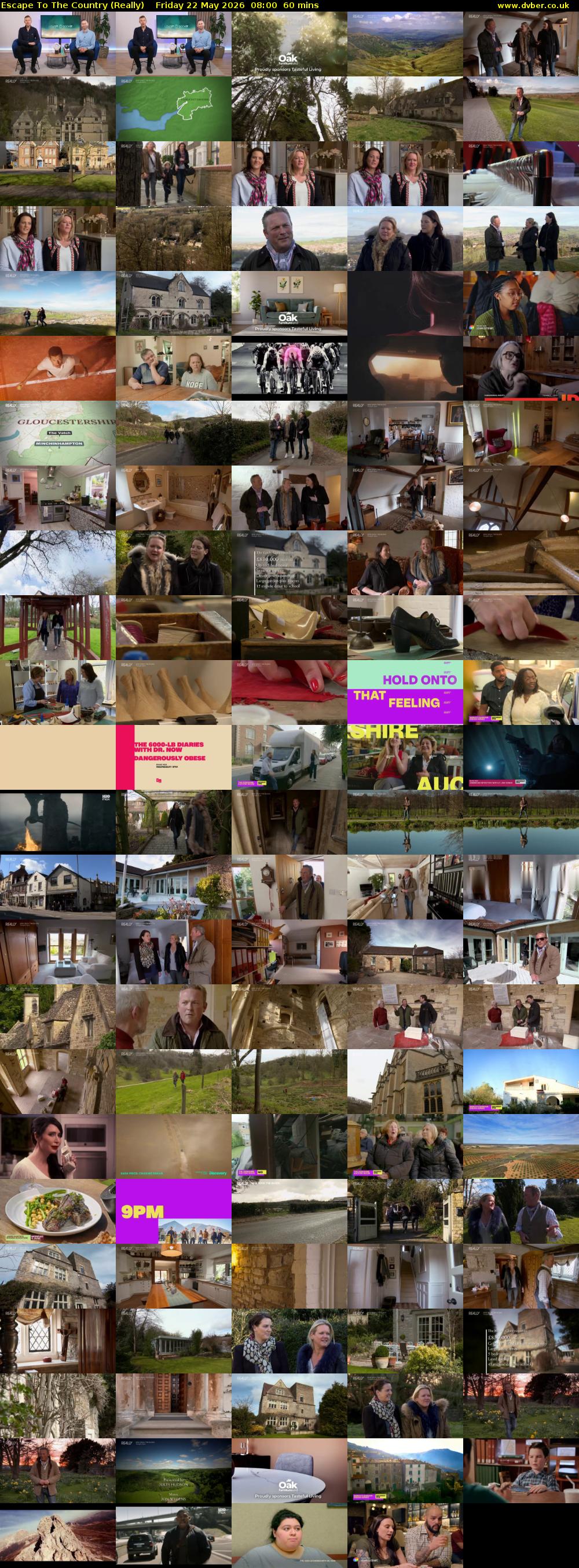 Escape to the Country (Really) Friday 22 May 2026 08:00 - 09:00