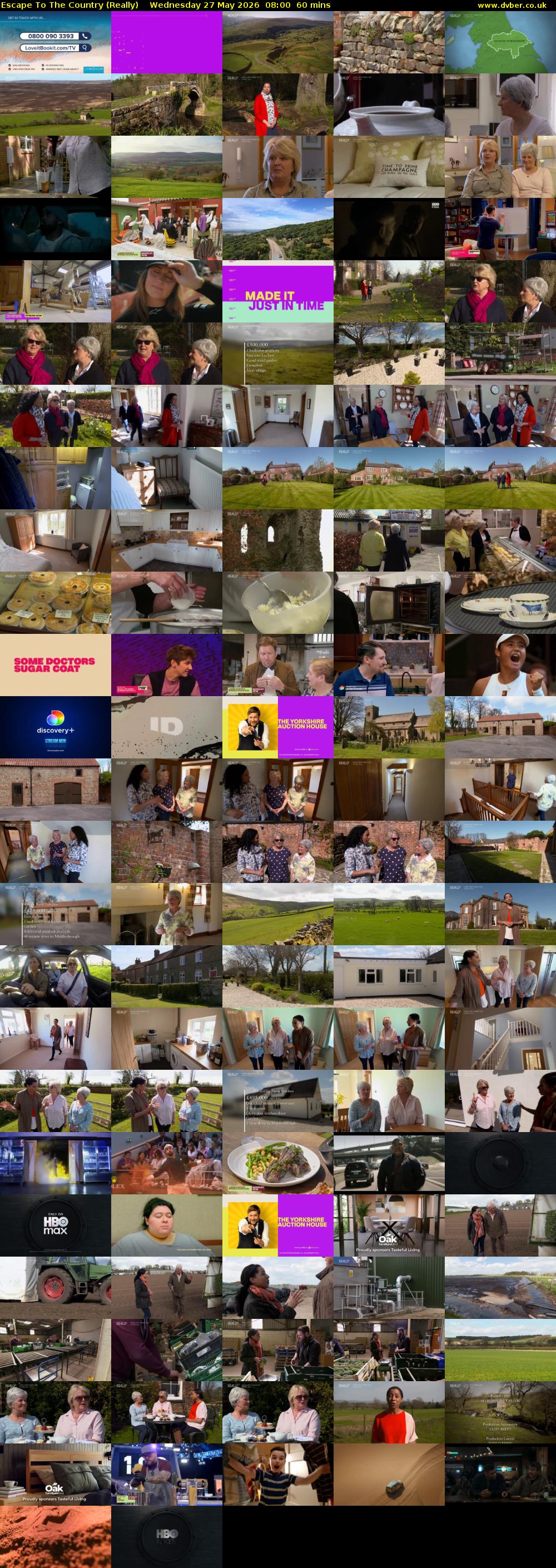 Escape to the Country (Really) Wednesday 27 May 2026 08:00 - 09:00