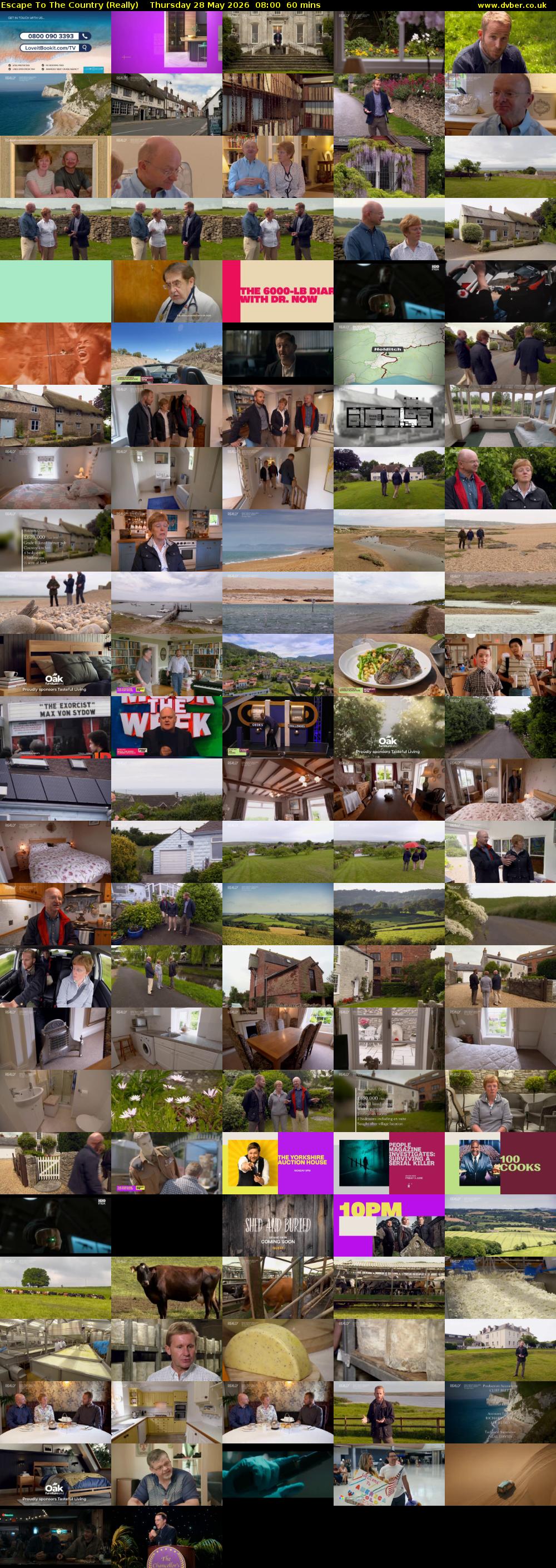 Escape to the Country (Really) Thursday 28 May 2026 08:00 - 09:00
