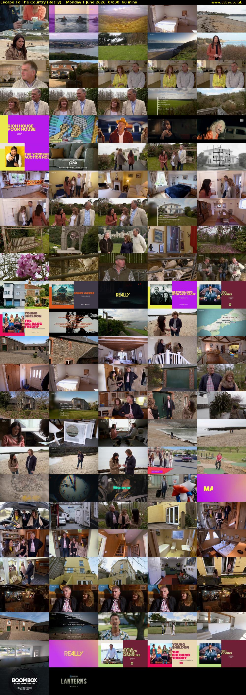 Escape to the Country (Really) Monday 1 June 2026 04:00 - 05:00