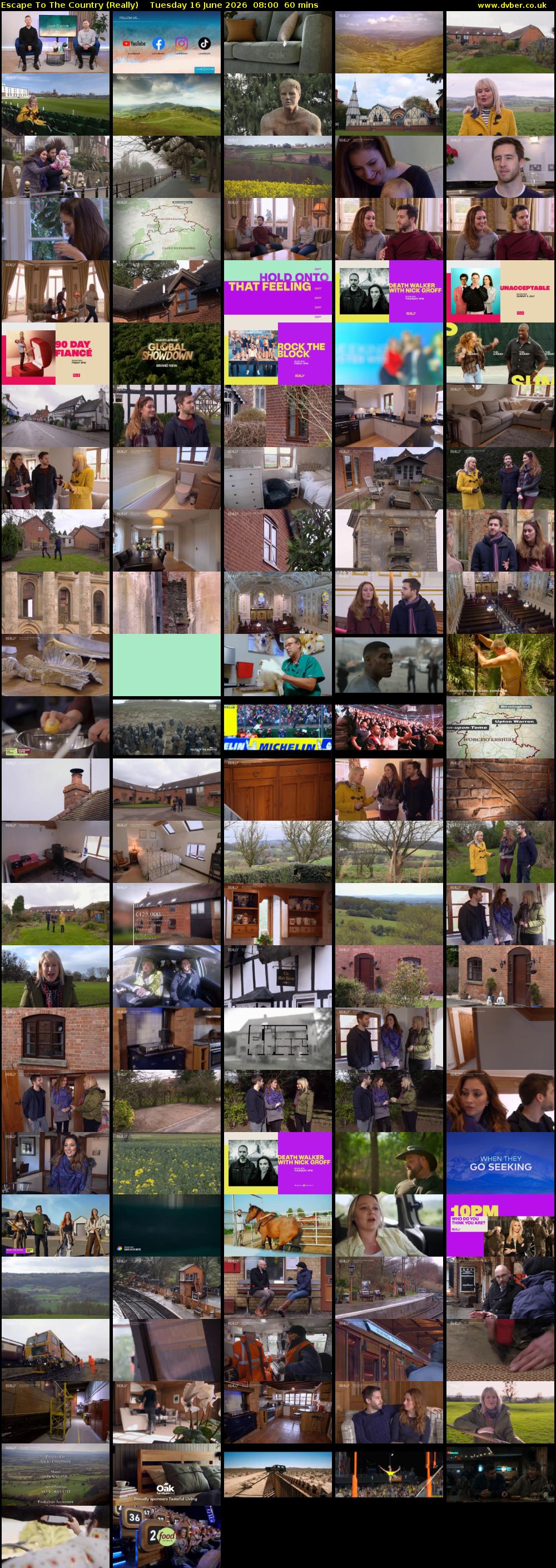 Escape to the Country (Really) Tuesday 16 June 2026 08:00 - 09:00