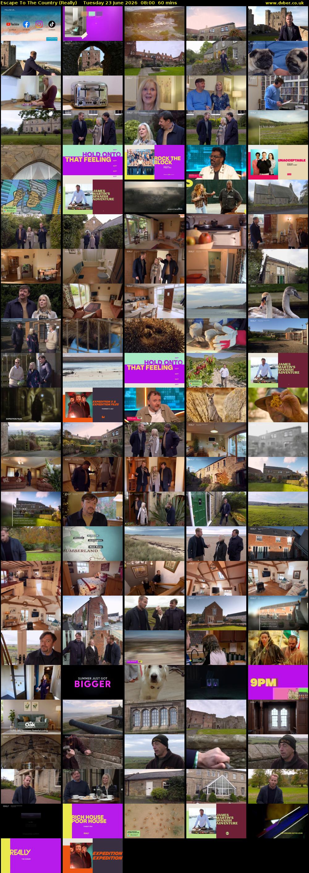 Escape to the Country (Really) Tuesday 23 June 2026 08:00 - 09:00