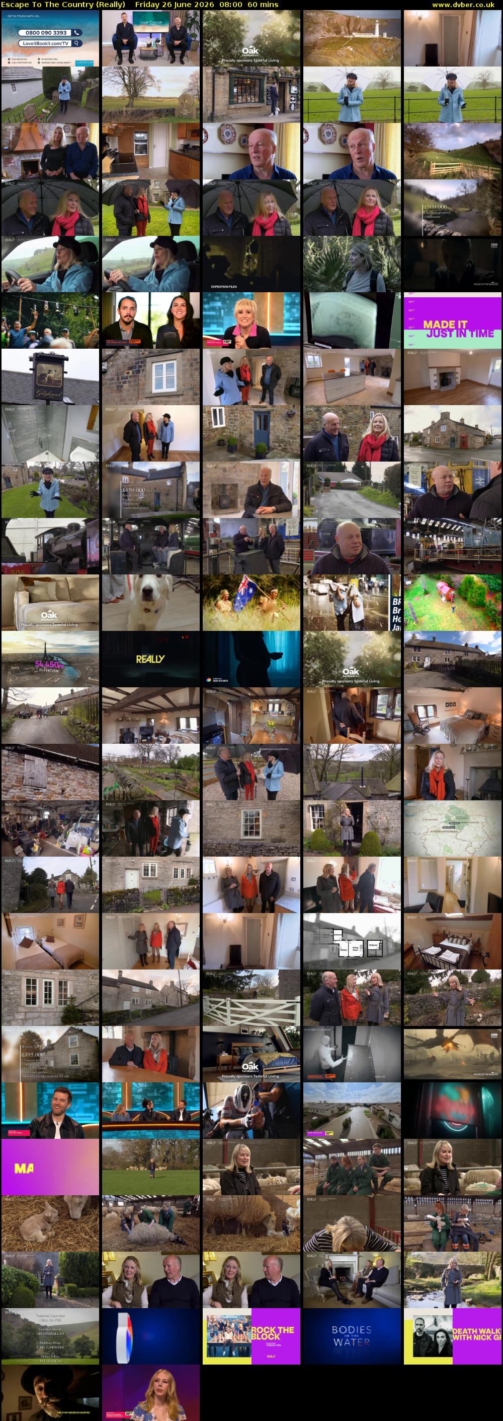 Escape to the Country (Really) Friday 26 June 2026 08:00 - 09:00