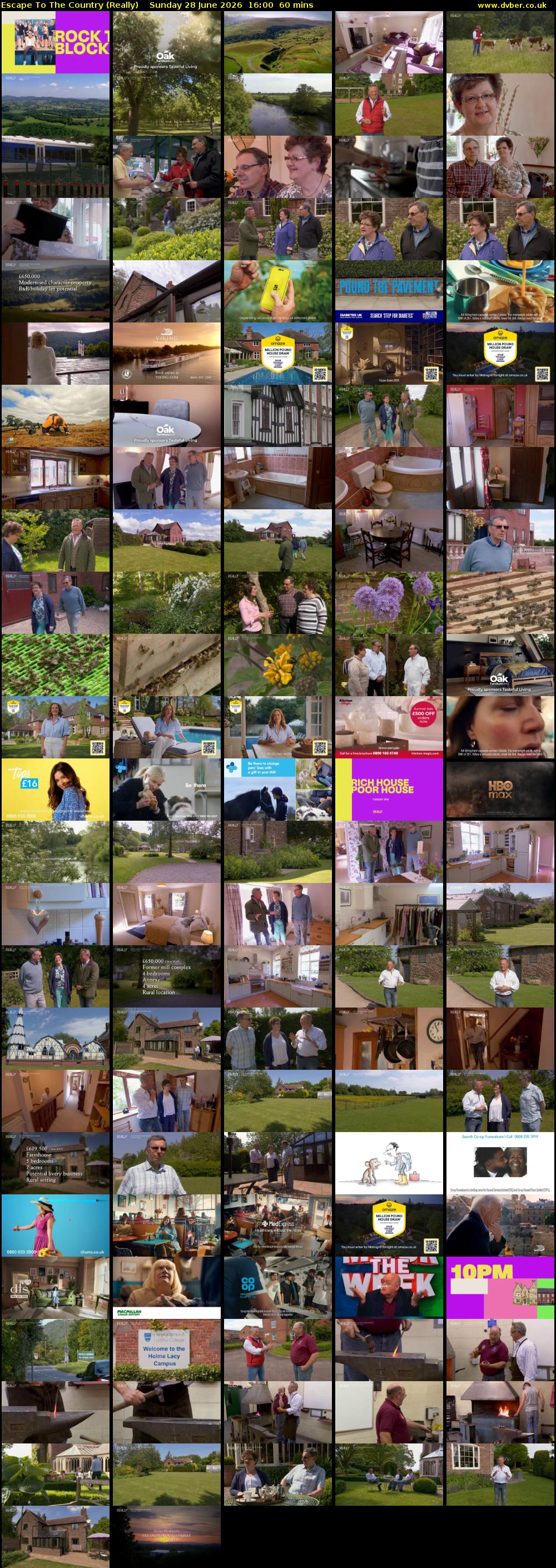 Escape to the Country (Really) Sunday 28 June 2026 16:00 - 17:00