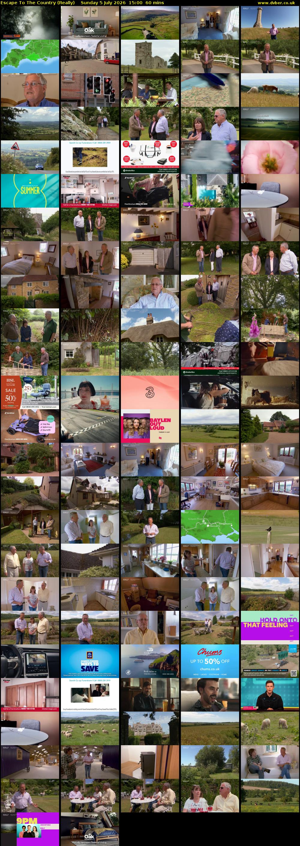 Escape to the Country (Really) Sunday 5 July 2026 15:00 - 16:00