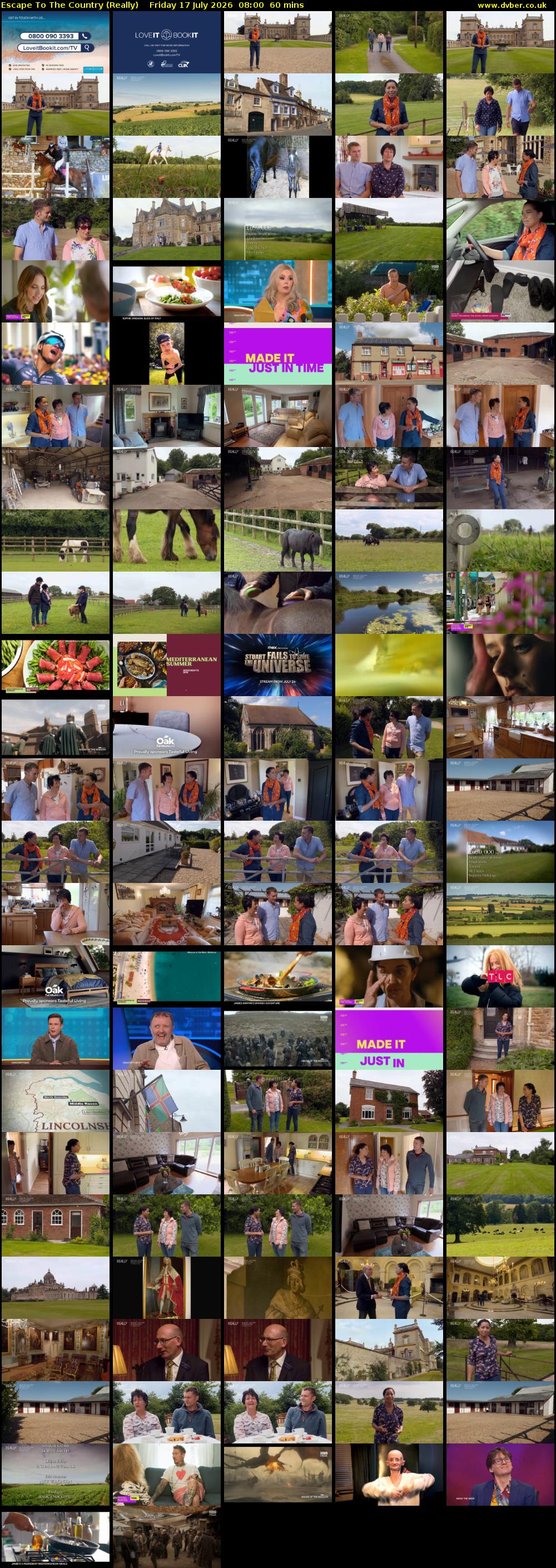 Escape to the Country (Really) Friday 17 July 2026 08:00 - 09:00