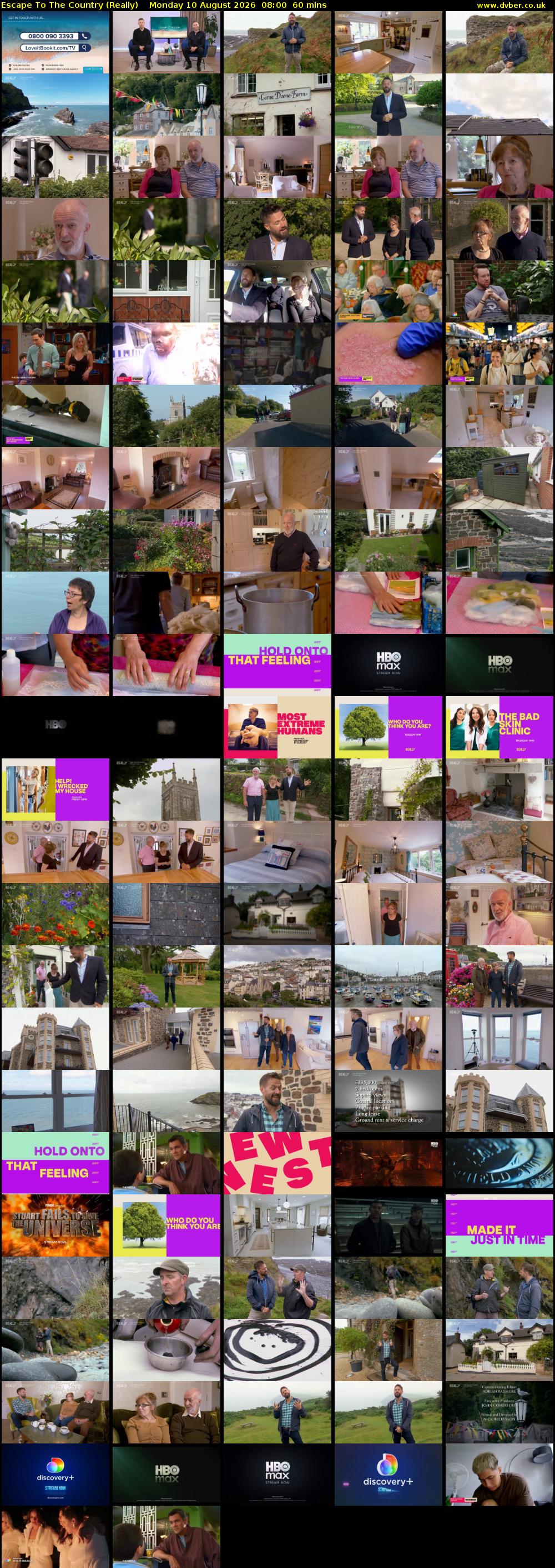 Escape to the Country (Really) Monday 10 August 2026 08:00 - 09:00